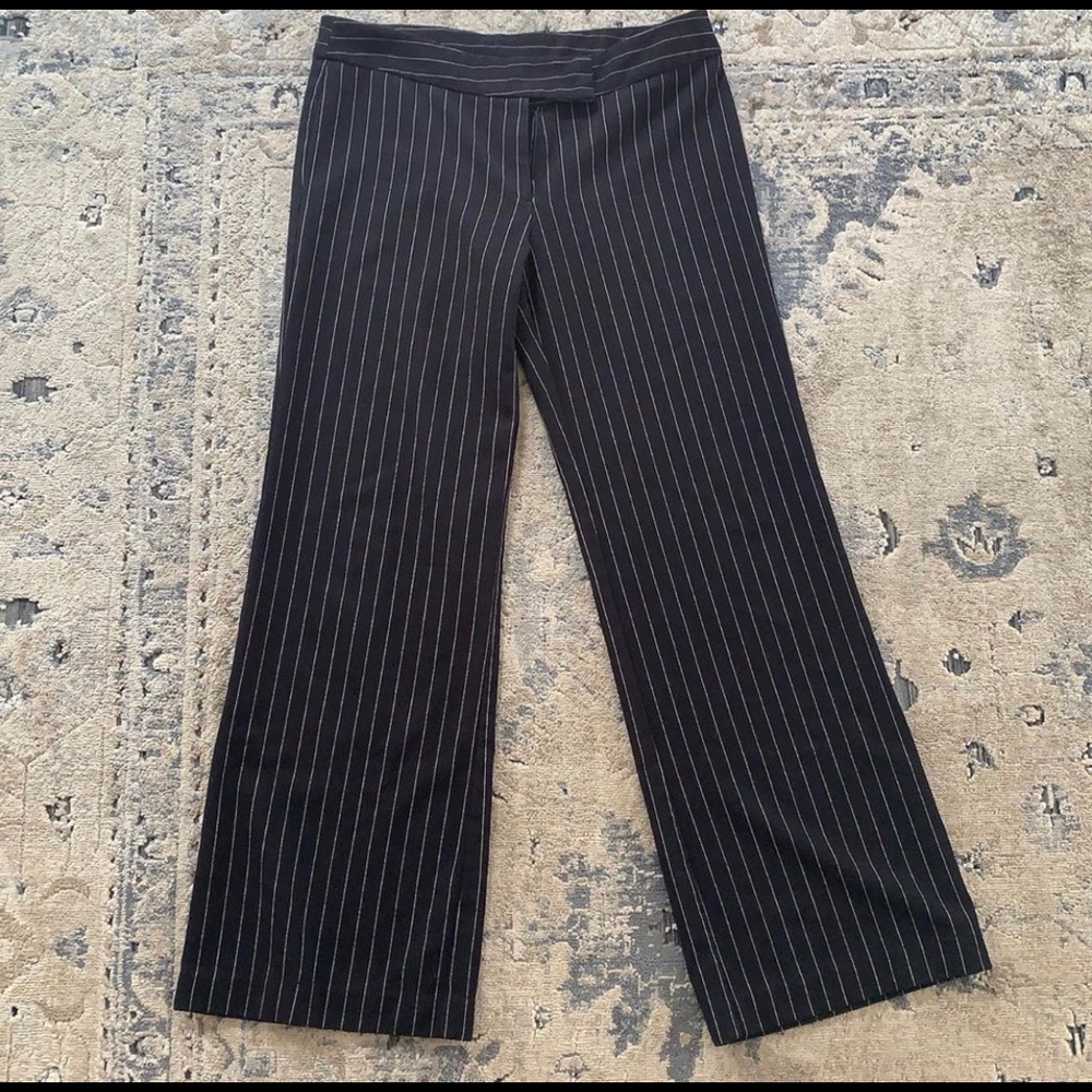Y2K pinstripe trousers
